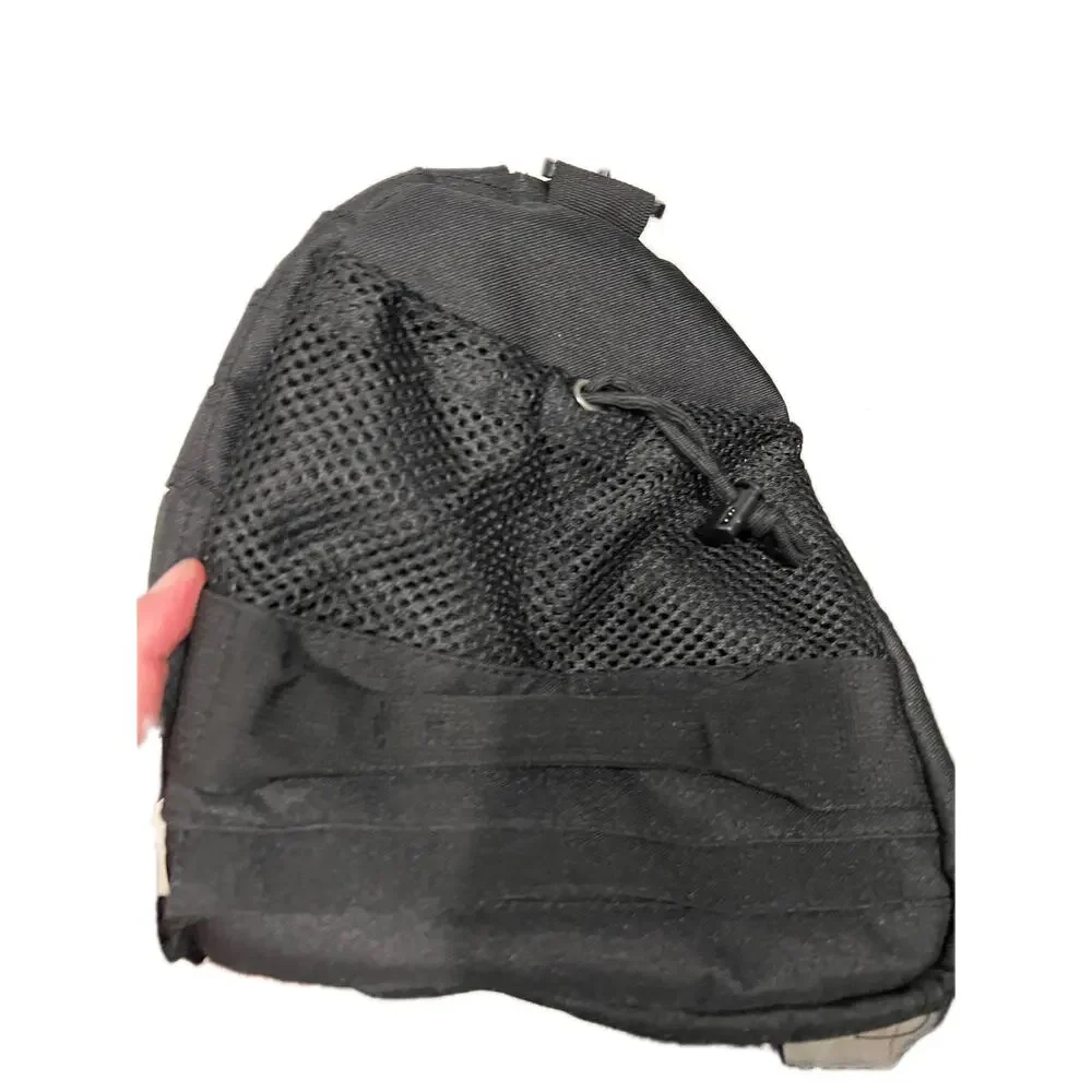 XL Tactical Canvas Black Duffel 22
